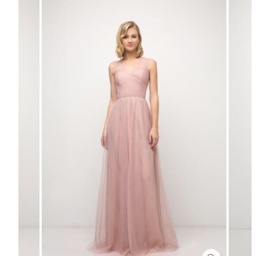 Dusty Rose Bridesmaids Formal Dress